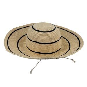 Wallaroo Women's Paper Braid Sun Hat Wide Brim Adjustable for Sizing